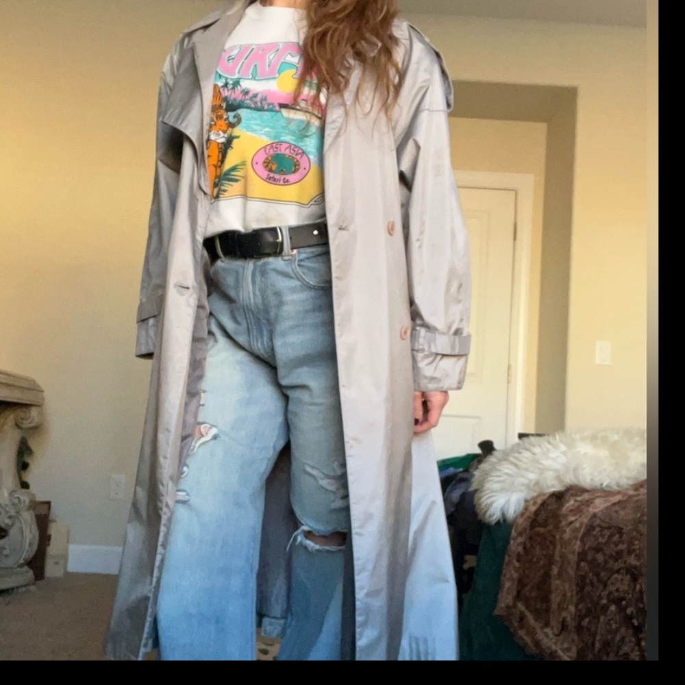 80s Vintage Trench